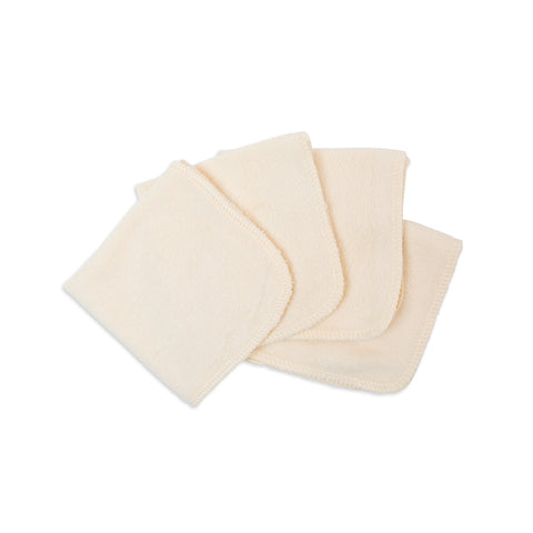 Lulujo Organic Cotton Facecloths - Sleek Choice Uk