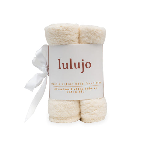 Lulujo Organic Cotton Facecloths - Sleek Choice Uk