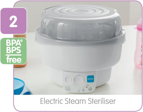 MAM Electric Steriliser and Express Bottle Warmer - Sleek Coice UK