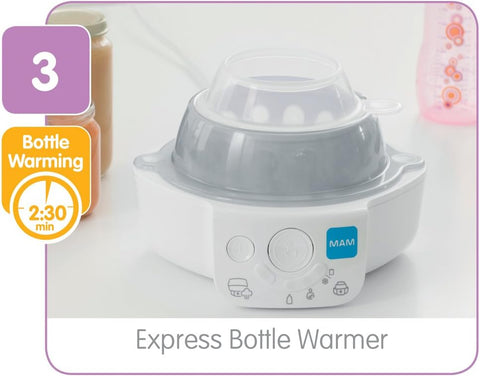 MAM Electric Steriliser and Express Bottle Warmer - Sleek Coice UK