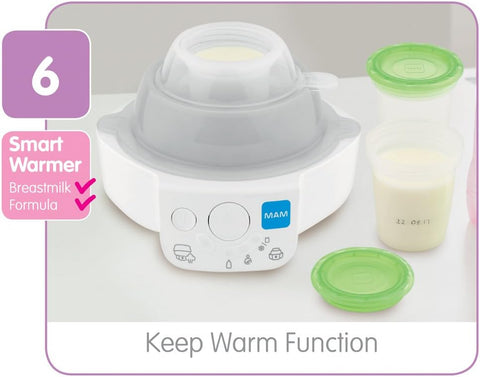 MAM Electric Steriliser and Express Bottle Warmer - Sleek Coice UK