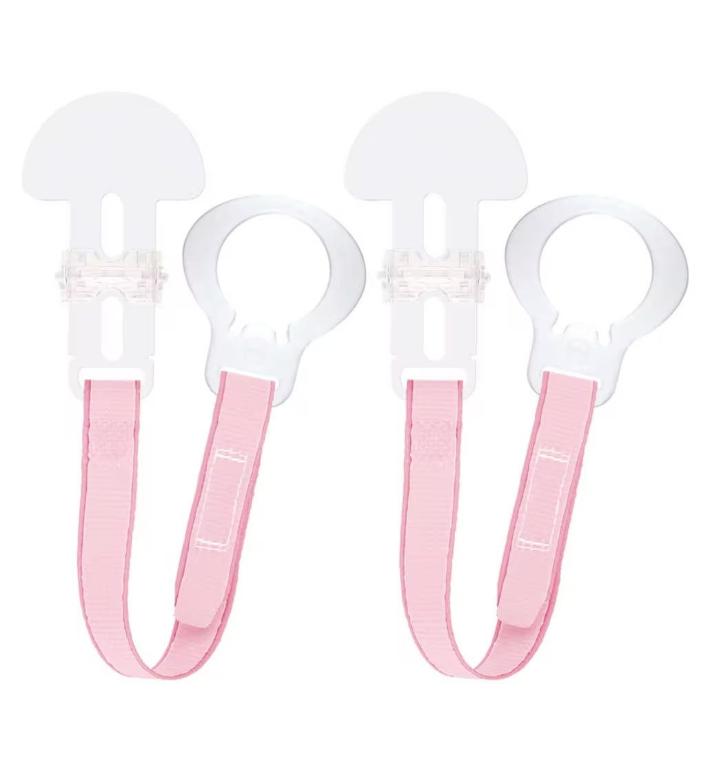 Soother Accessories Clip Double Pack - Sleek Choice