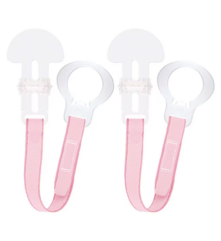 Soother Accessories Clip Double Pack - Sleek Choice