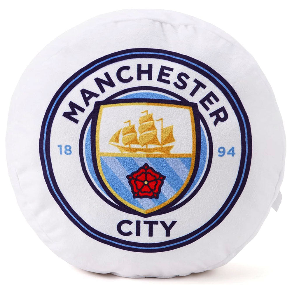 Manchester City FC Crest Cushion - Sleek Choice UK