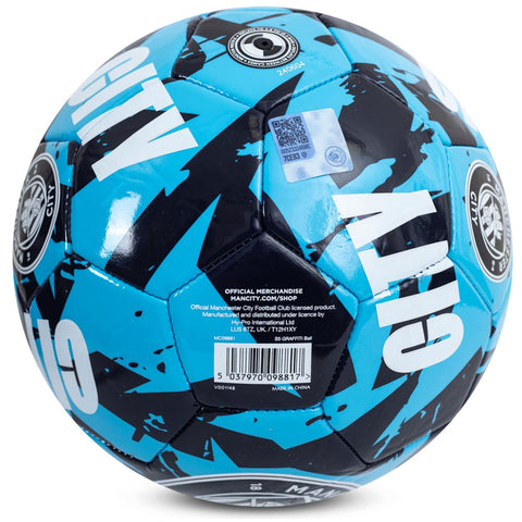 Manchester City FC Graffiti Football - Sleek Choice UK