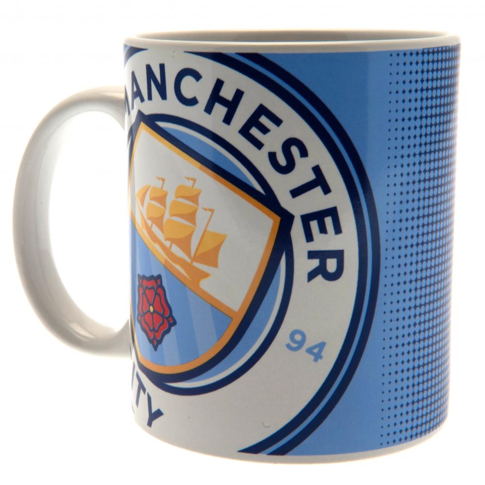 Manchester City FC Halftone Mug - Sleek Choice UK