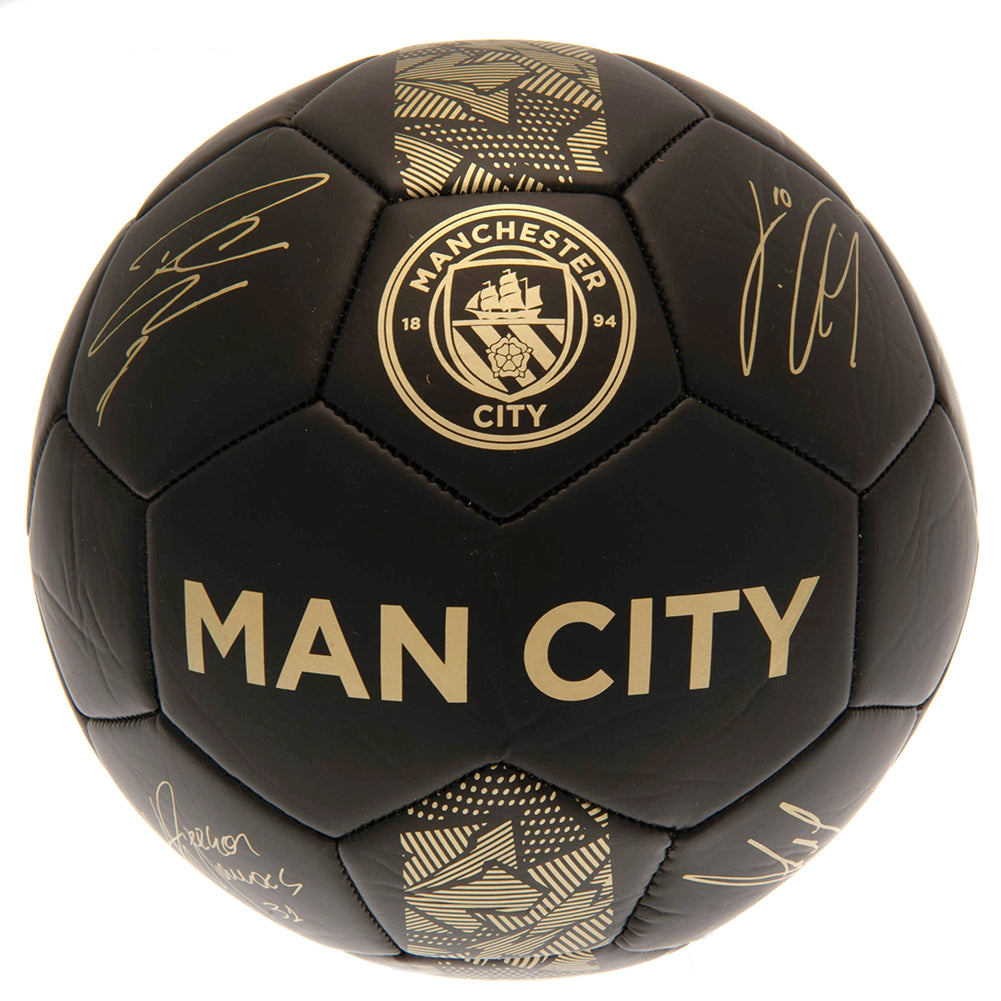 Manchester City FC Sig Gold Phantom Football - Sleek Choice UK