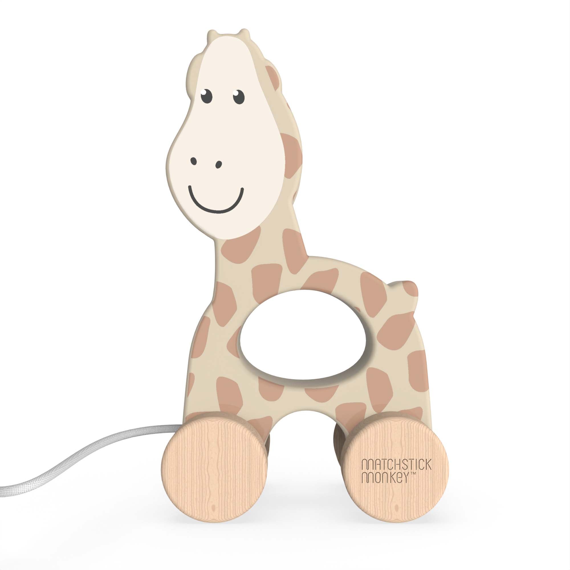 Matchstick Monkey Playtime Pull Along Toy - Sleek Choice UK