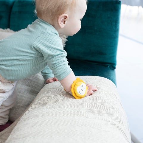 Matchstick Monkey Wrist Teether Ludo Lion - Sleek Choice UK