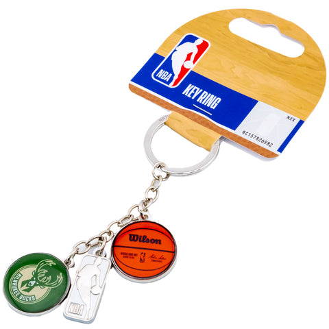 Milwaukee Bucks Charm Keyring - Sleek Choice UK