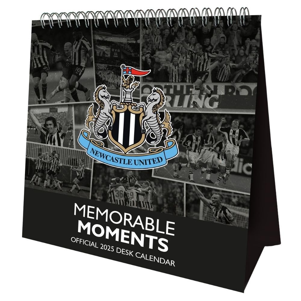 Newcastle United FC Desktop Calendar 2025 - Sleek Choice UK