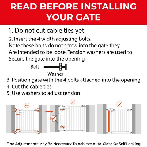 Callowesse Kuvasz Tall & Narrow Baby Stair Gate - Black