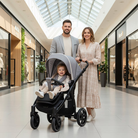 Noordi Sole Go 3in1 + Travel Carrier Car Seat, Warm Grey