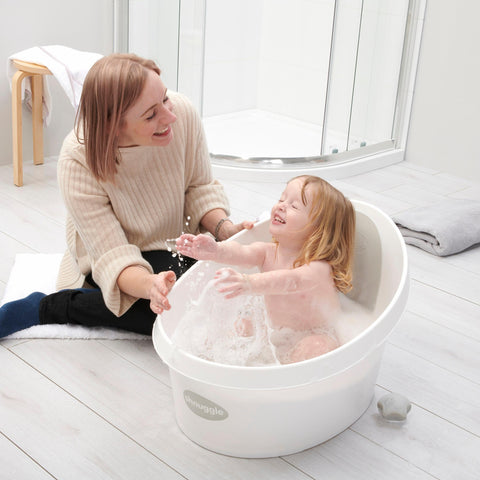 Shnuggle Toddler Bath Tub Taupe