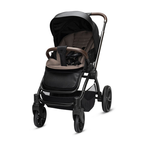 Noordi Sole V3 - 3in1 Travel System with ThermoCot Carrycot + Terra i-Size Car Seat, Slate Black