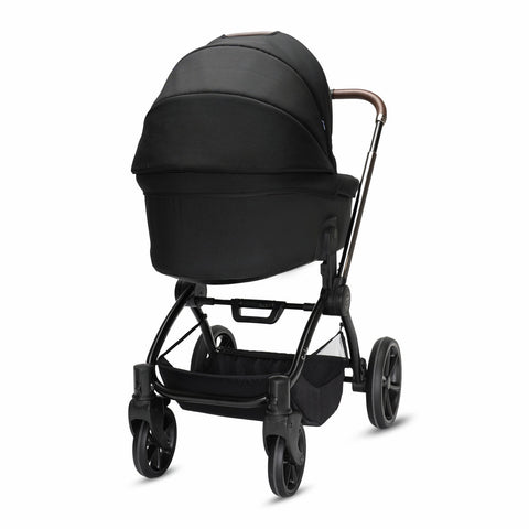 Noordi Sole V3 - 3in1 Travel System with ThermoCot Carrycot + Terra i-Size Car Seat, Slate Black