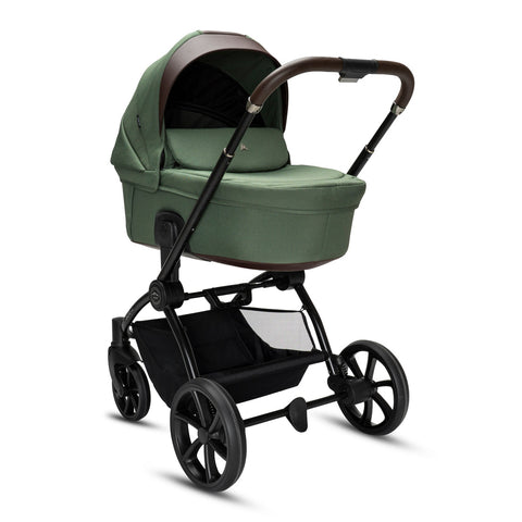 Noordi Sole V3 - 3in1 Travel System with ThermoCot Carrycot + Terra i-Size Car Seat, Woodland Green