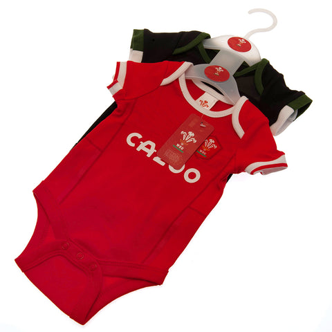 Wales RU 2 Pack Baby Bodysuit PC 3-9 Months - Sleek Choice UK