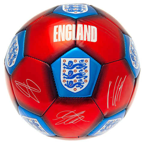 England FA Red & Blue Signature Football