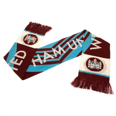 West Ham United FC Retro 1976 Scarf - Sleek Choice UK