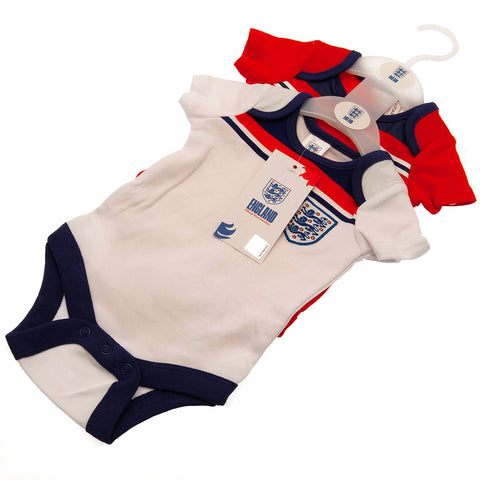 England FA 2 Pack Bodysuit 82 Retro 12-18 Mths