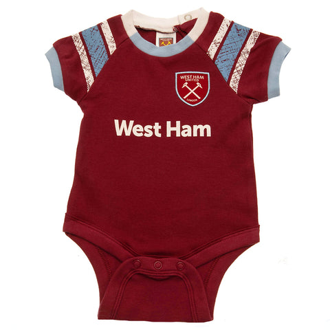 West Ham United FC 2 Pack Bodysuit ST - Sleek Choice UK