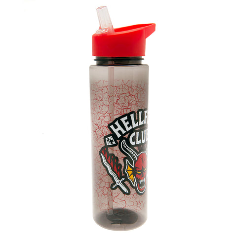 Stranger Things Plastic Drinks Bottle Hellfire Club