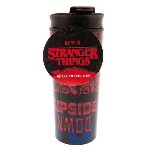 Stranger Things Metal Travel Mug 450ml - Sleek Choice