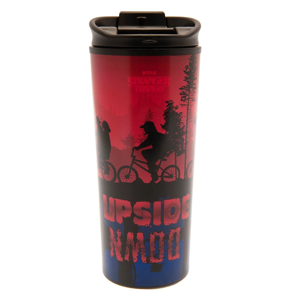 Stranger Things Metal Travel Mug 450ml - Sleek Choice