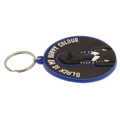 Wednesday PVC Keyring Happy Colour