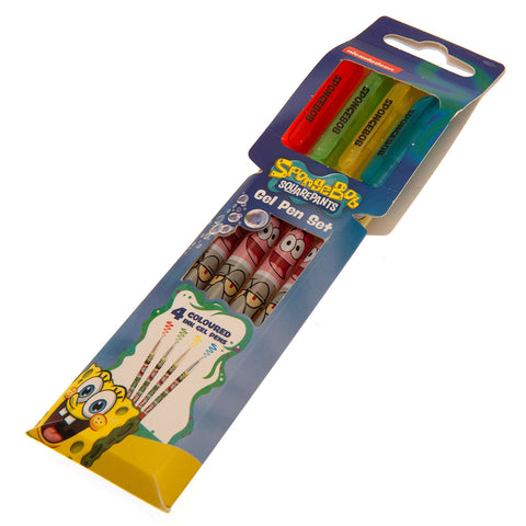 SpongeBob SquarePants Gel Pen Set - Sleek Choice