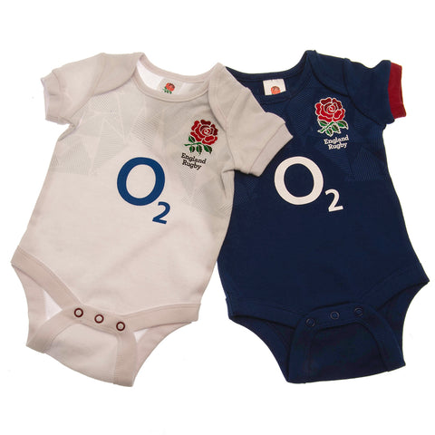 England RFU 2 Pack Bodysuit 9/12 mths PC