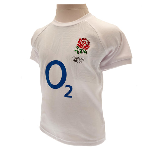 England RFU Shirt & Short Set 3/6 mths PC - Sleek Choice UK