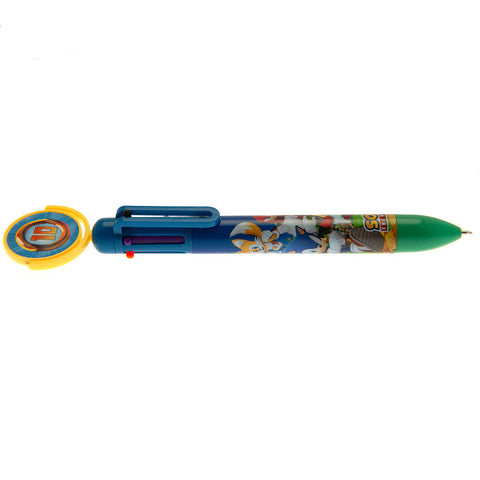 Sonic The Hedgehog Multi Coloured Pen - Sleek Choice