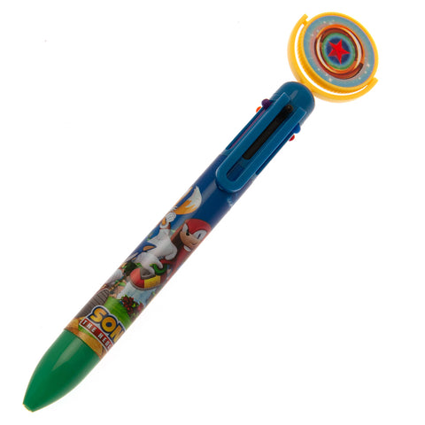 Sonic The Hedgehog Multi Coloured Pen - Sleek Choice