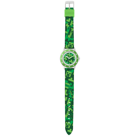 Minecraft Junior Time Teacher Watch Creeper