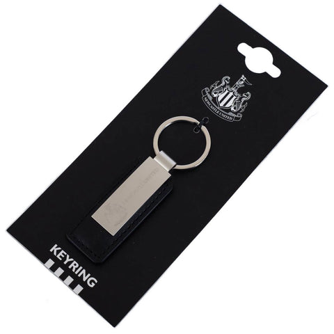 Newcastle United FC Leather Key Fob Keyring