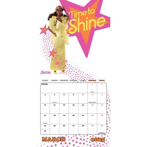 Barbie Square Calendar 2025 - Sleek Choice UK