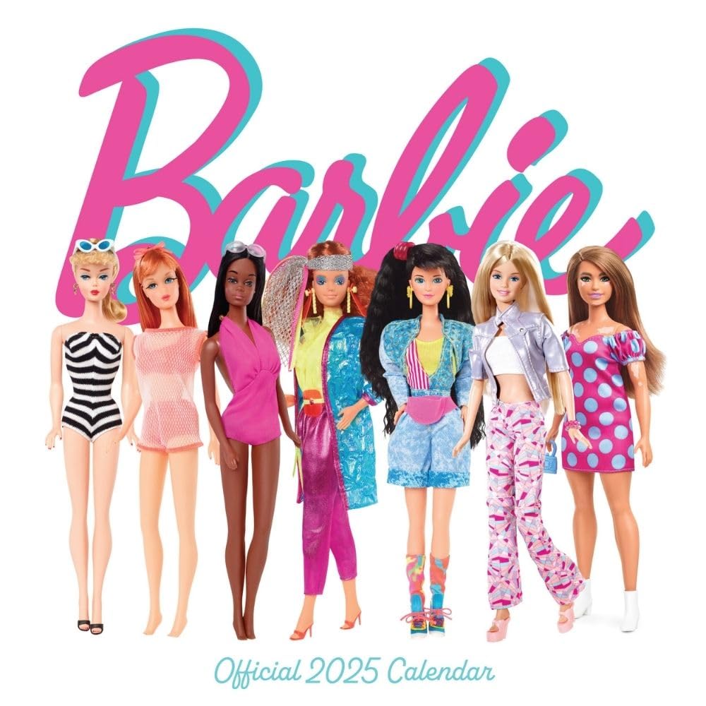 Barbie Square Calendar 2025 - Sleek Choice UK