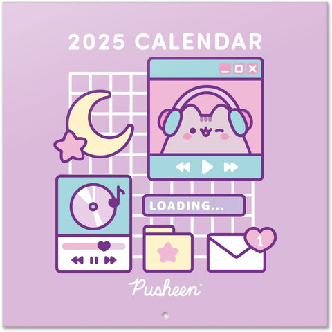 Pusheen Square Calendar 2025