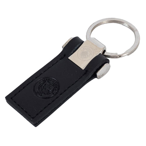 Manchester City FC Leather key Fob Keyring