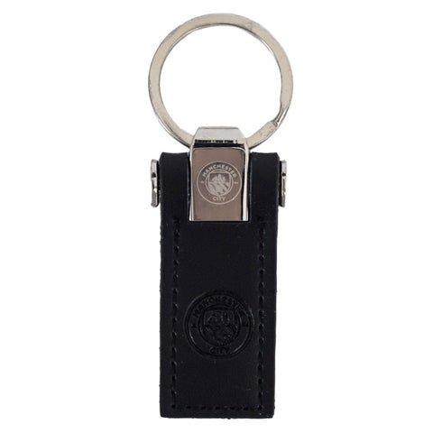 Manchester City FC Leather key Fob Keyring