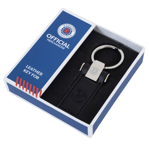 Rangers FC Leather Key Fob Keyring