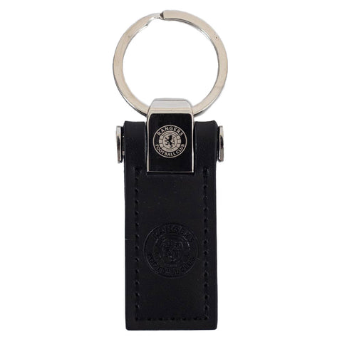 Rangers FC Leather Key Fob Keyring