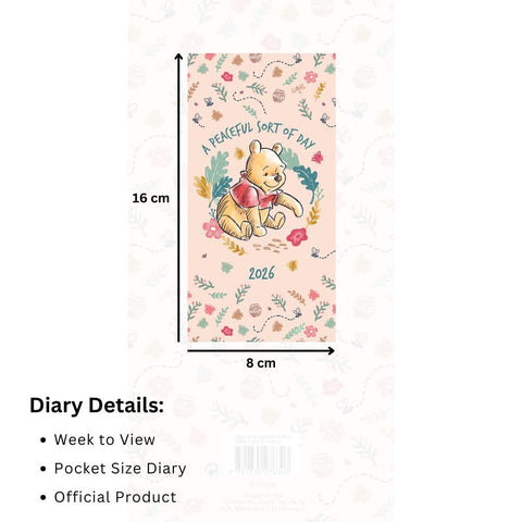 Winnie The Pooh Slim Diary 2026