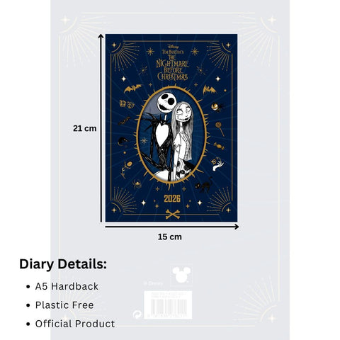 The Nightmare Before Christmas A5 Diary 2026