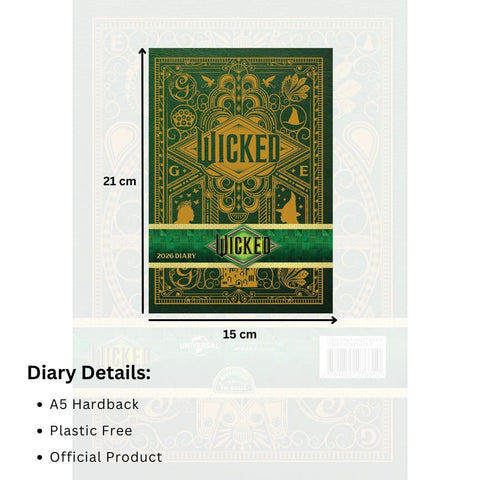 Wicked A5 Diary 2026