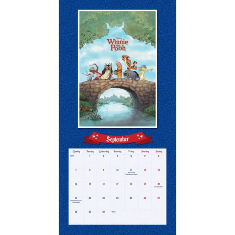 Disney Vintage Posters Square Calendar 2026