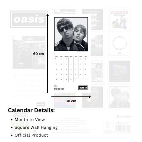 Oasis Square Calendar 2026