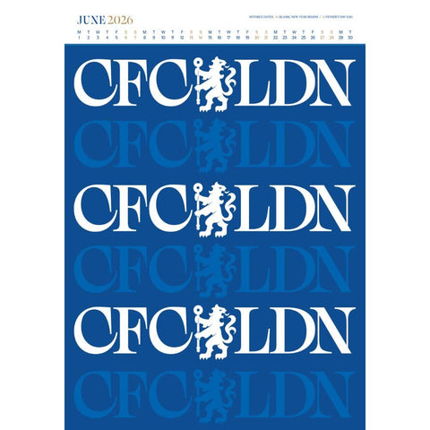 Chelsea FC Deluxe Calendar 2026